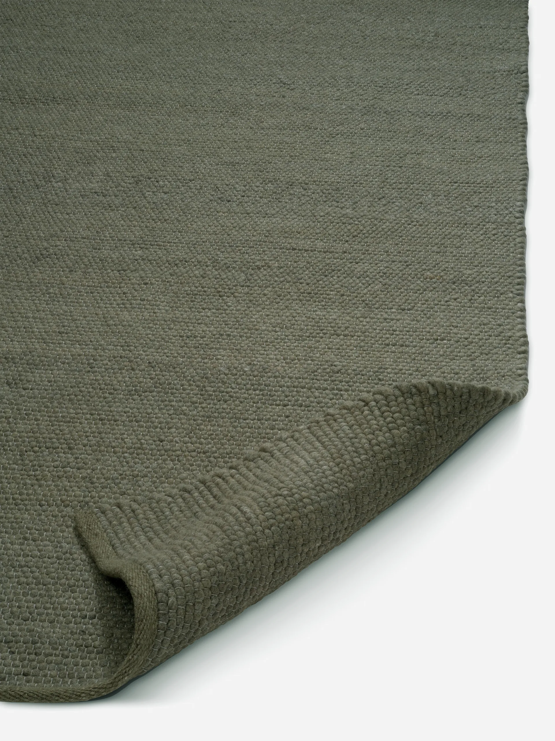 Merino ullteppe 170x230 cm, Mørkegrønn Classic Collection