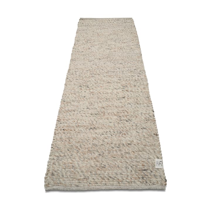 Merino ullteppe 80x250 cm, Naturbeige Classic Collection