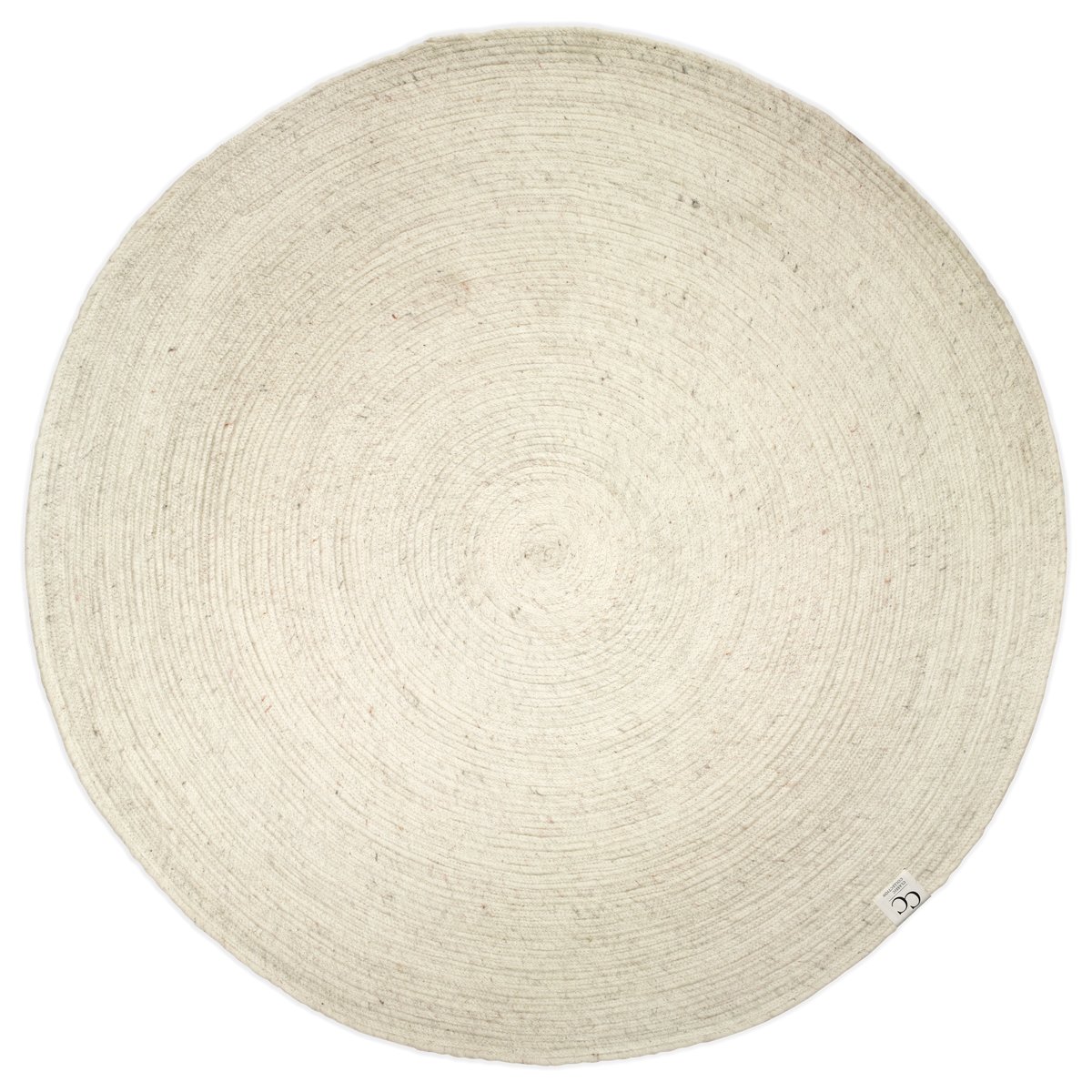 Classic Collection Merino ullteppe rund Ø160 cm Hvit