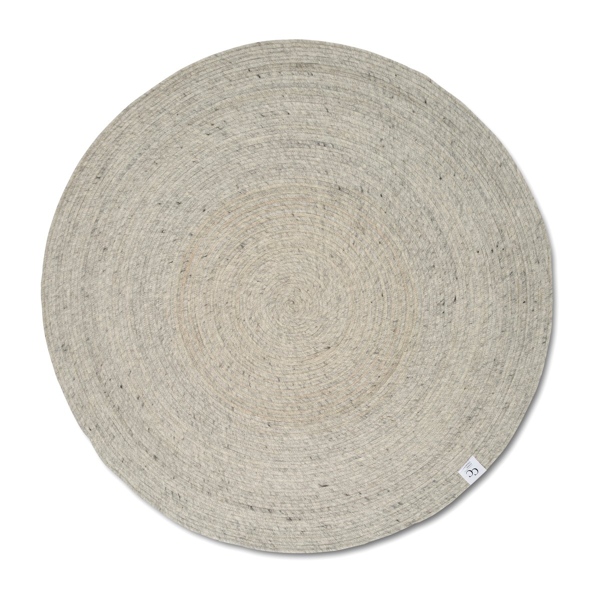 Classic Collection Merino ullteppe rund Ø200 cm Concrete