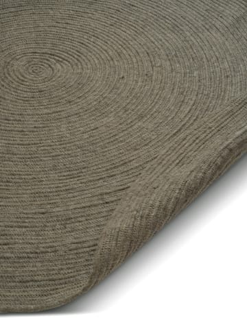 Merino ullteppe rund Ø240 cm - Dark green - Classic Collection