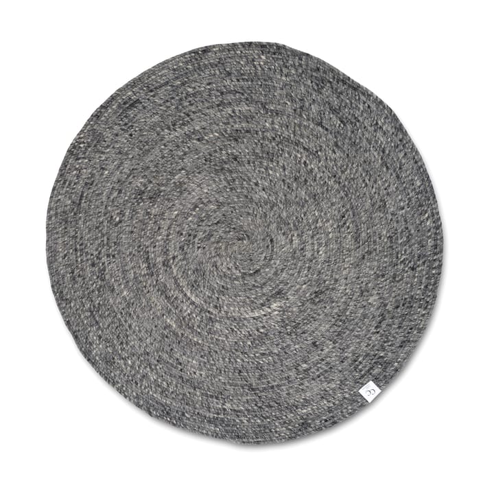 Merino ullteppe rund Ø240 cm - Granit - Classic Collection