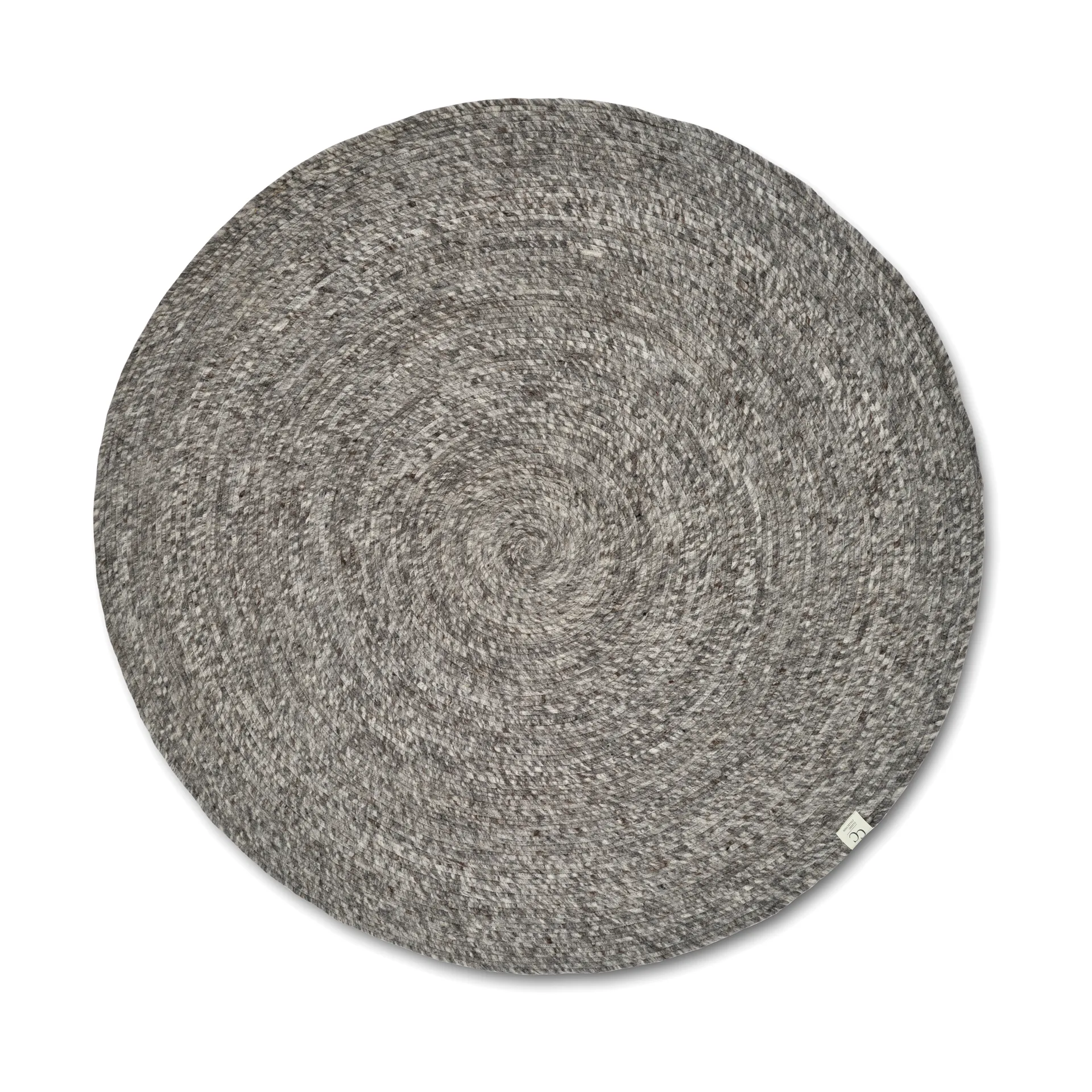 Merino ullteppe rund Ø240 cm, Grey Classic Collection