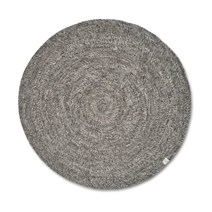 Merino ullteppe rund Ø240 cm - Grey - Classic Collection