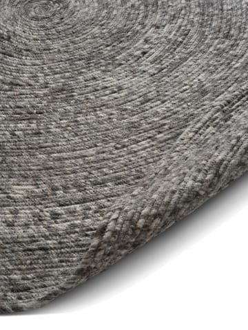 Merino ullteppe rund Ø240 cm - Grey - Classic Collection