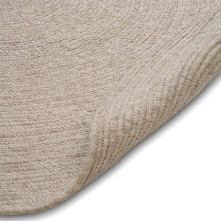 Merino ullteppe rund Ø240 cm, Oat Classic Collection