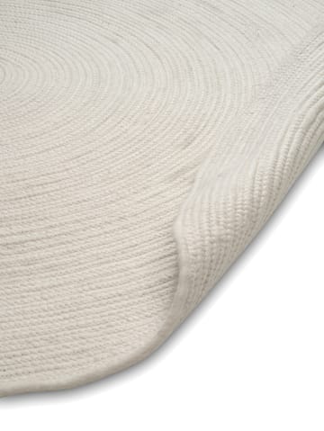 Merino ullteppe rund Ø240 cm - White - Classic Collection
