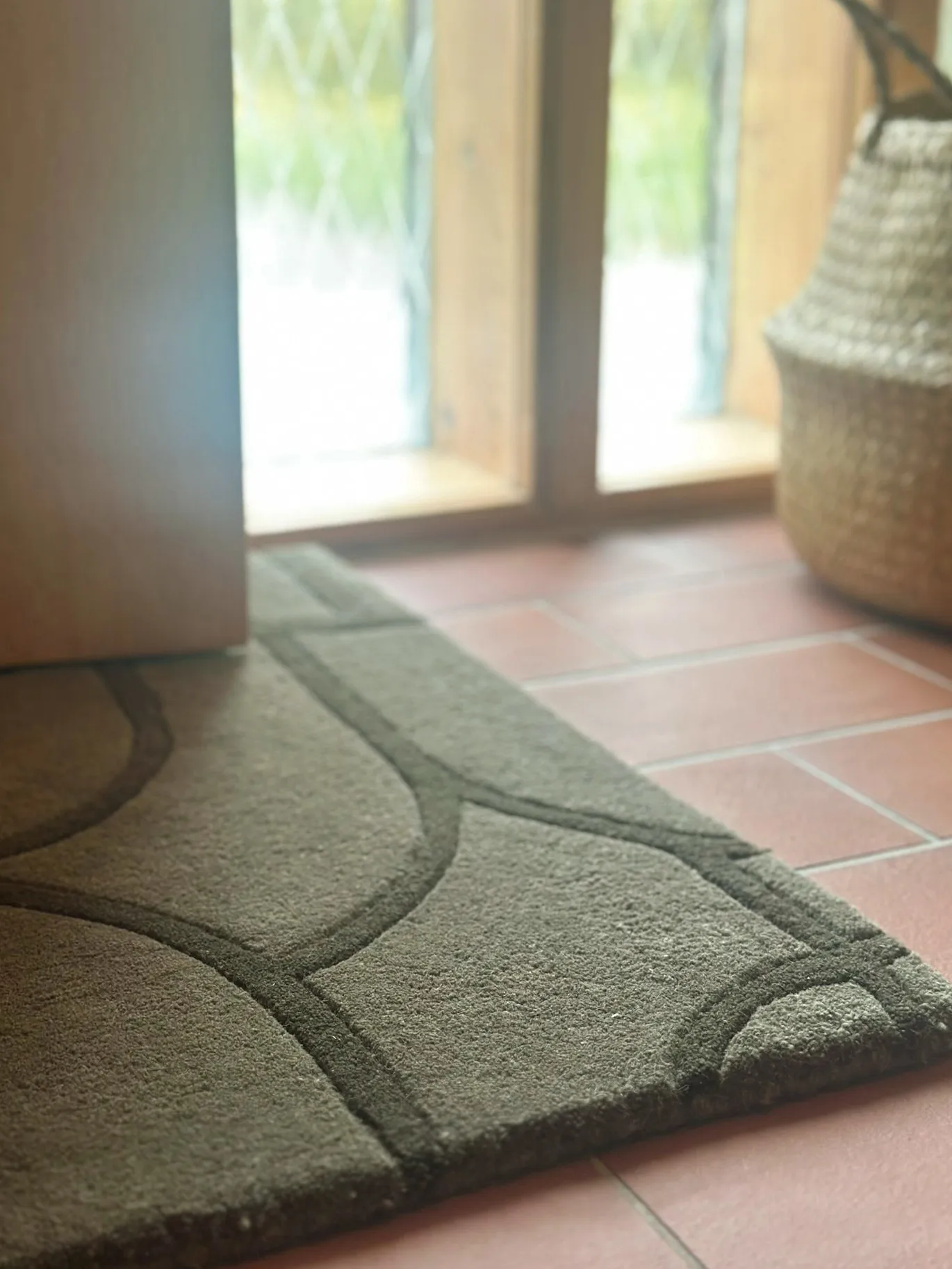 Modern Abstract dørmatte 60x90 cm, Grønn Classic Collection