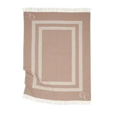 Monogram ullpledd 130x200 cm - Beige - Classic Collection