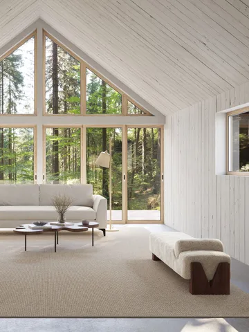 Nordklint teppe med kantsøm - Naturgrå, 300x400 cm - Classic Collection