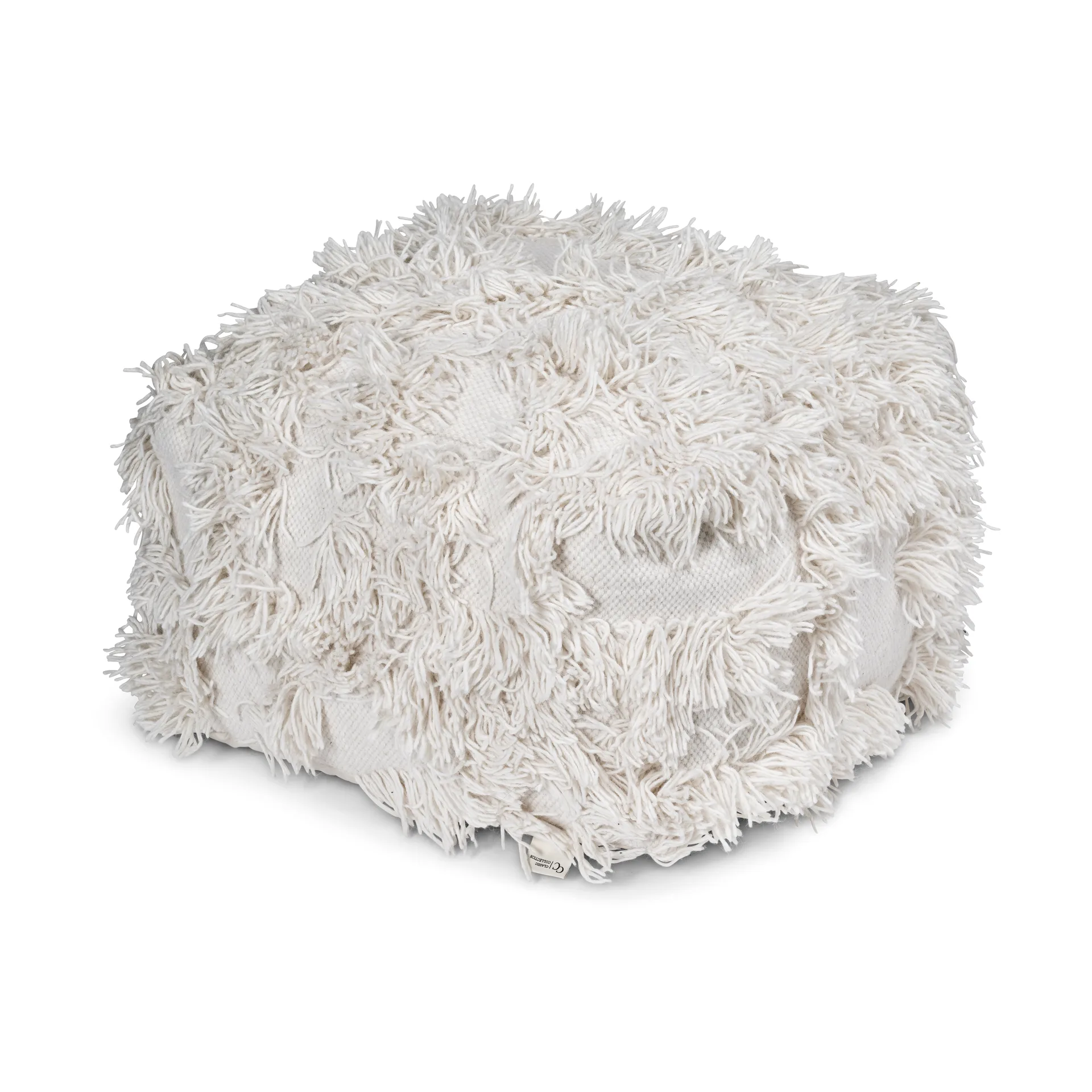 Rio puff 55x55 cm, Off-white Classic Collection