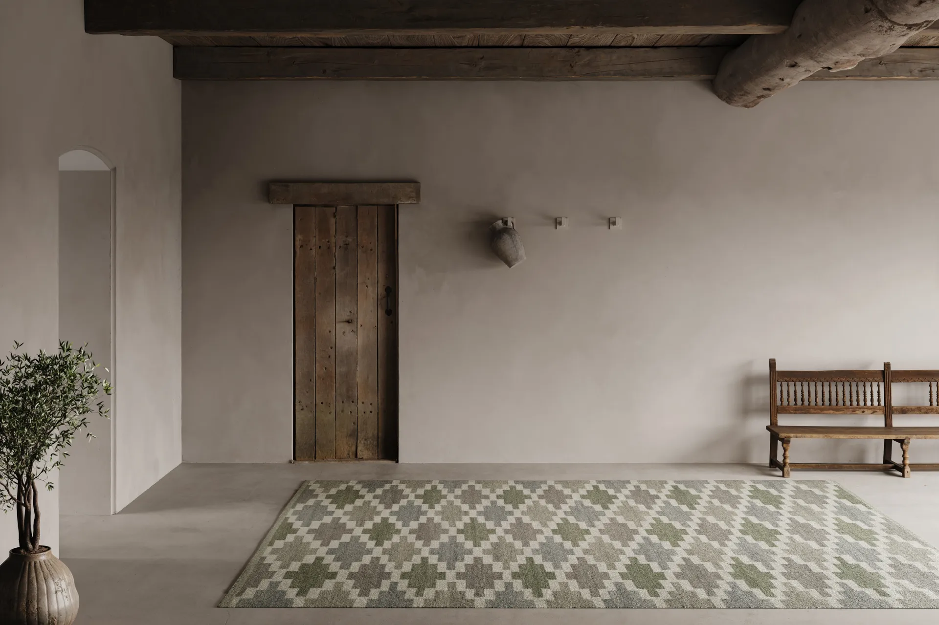 Röllakan Korsnäs teppe, Blågrønn, 200x300 cm Classic Collection