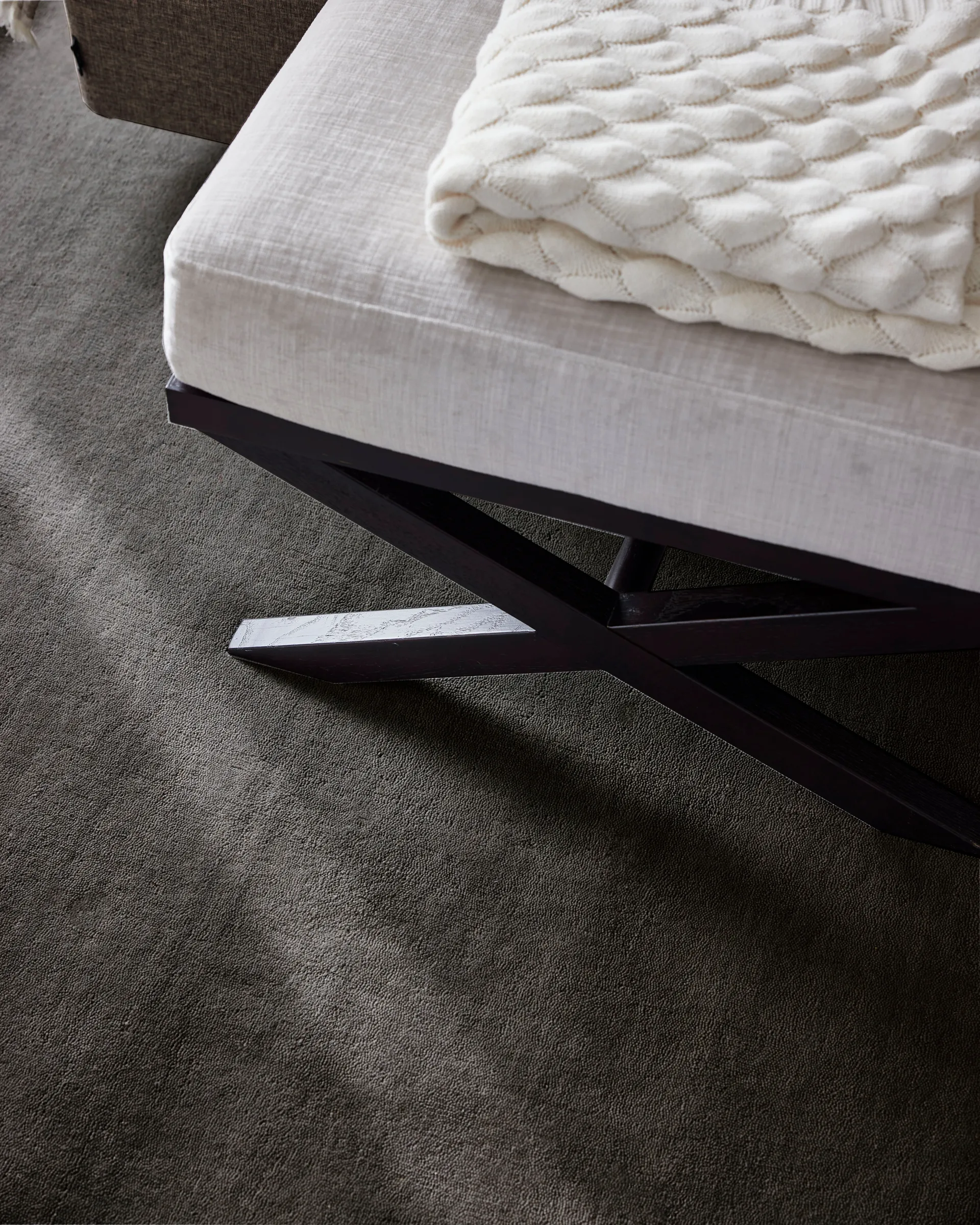 Solid teppe, Charcoal, 170x230 cm Classic Collection