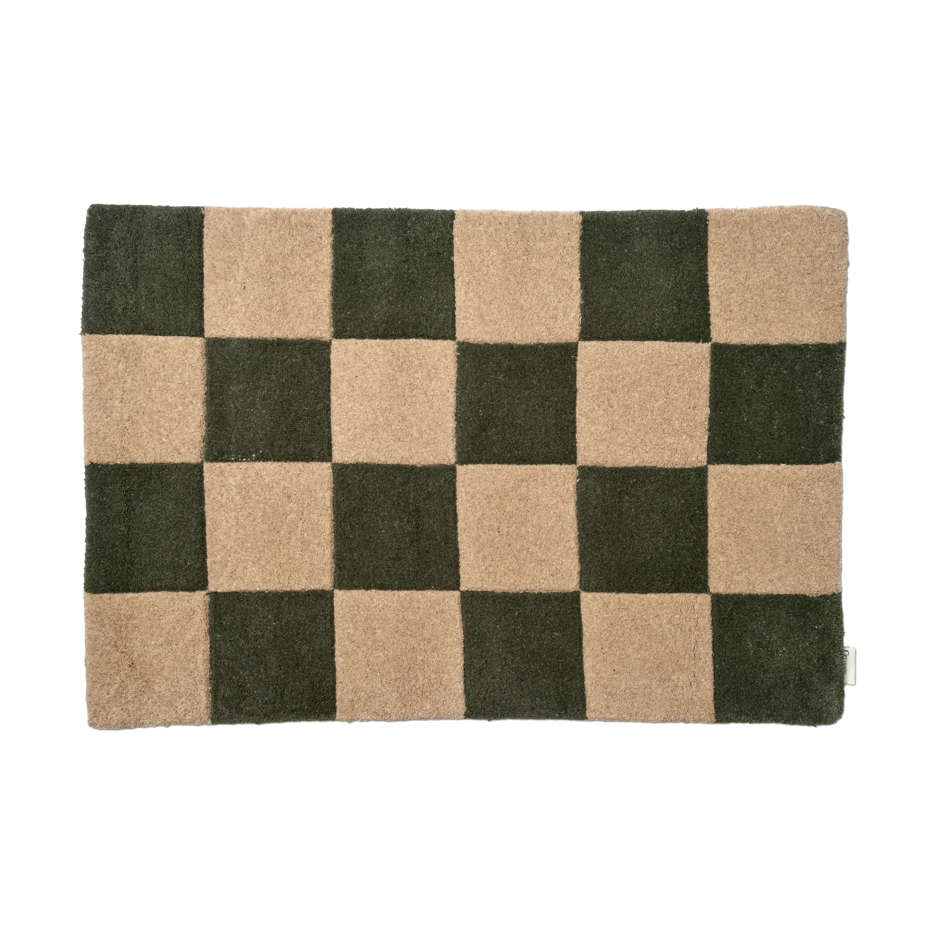 Square dørmatte, Green-natur, 60x90 cm Classic Collection