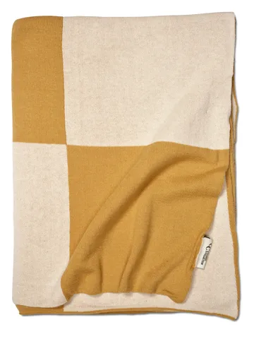 Square pledd 130x170 cm - Gul - Classic Collection