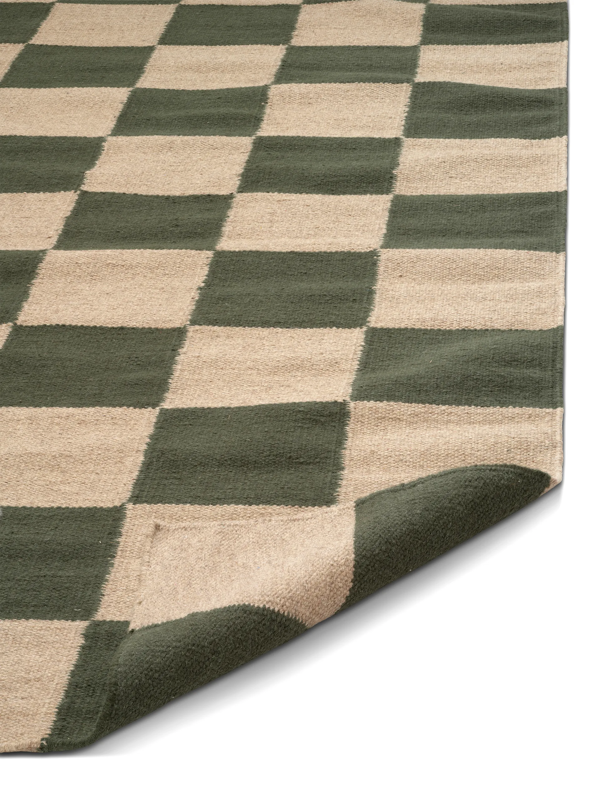 Square teppe, Green-natur, 200x300 cm Classic Collection