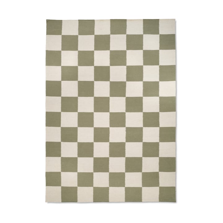 Squares teppe - White-green, 300x400 cm - Classic Collection