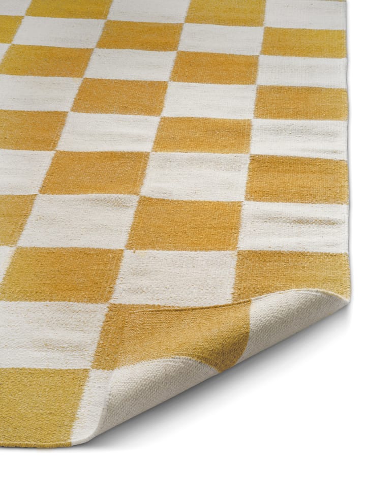 Squares teppe, White-yellow, 170x230 cm Classic Collection