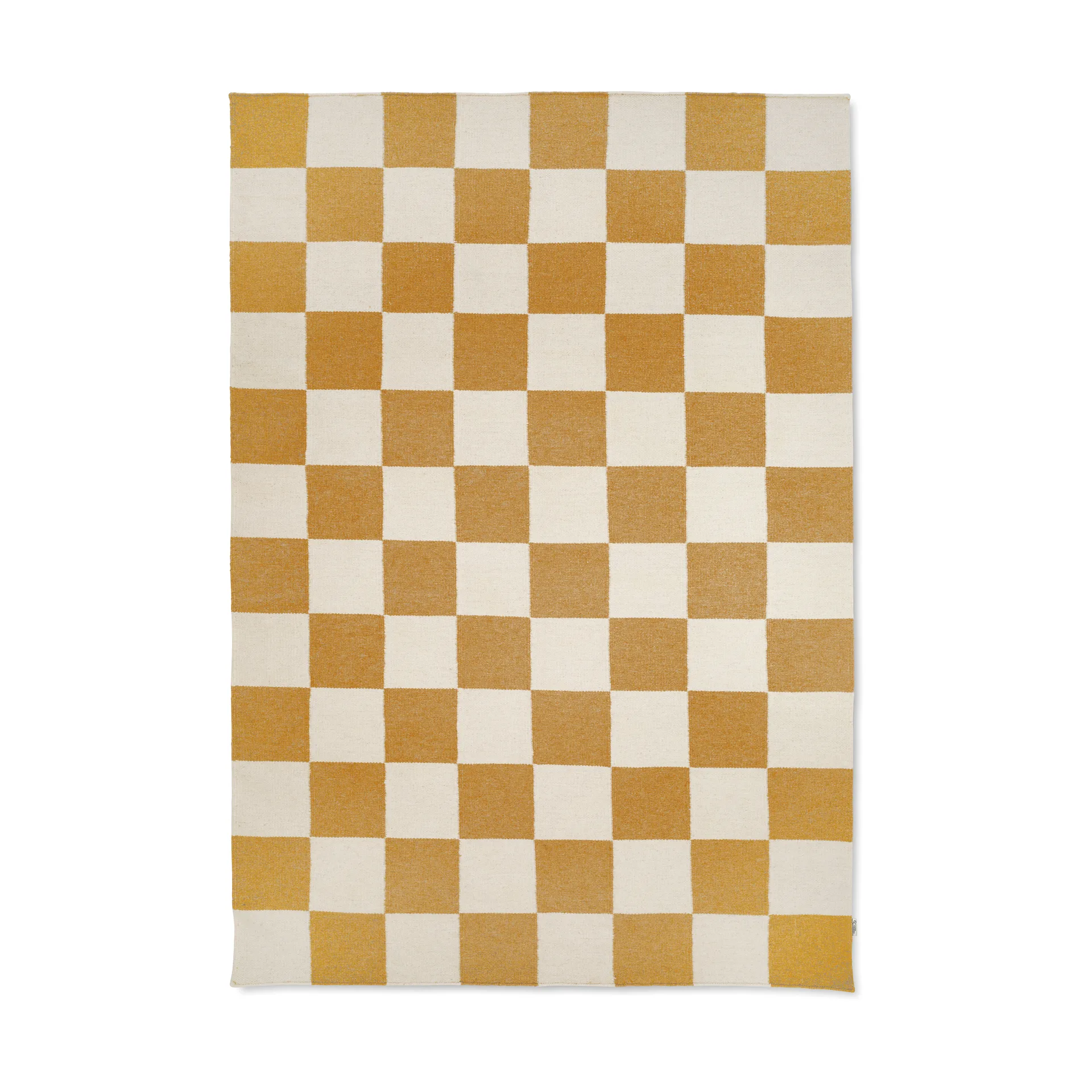 Squares teppe, White-yellow, 200x300 cm Classic Collection