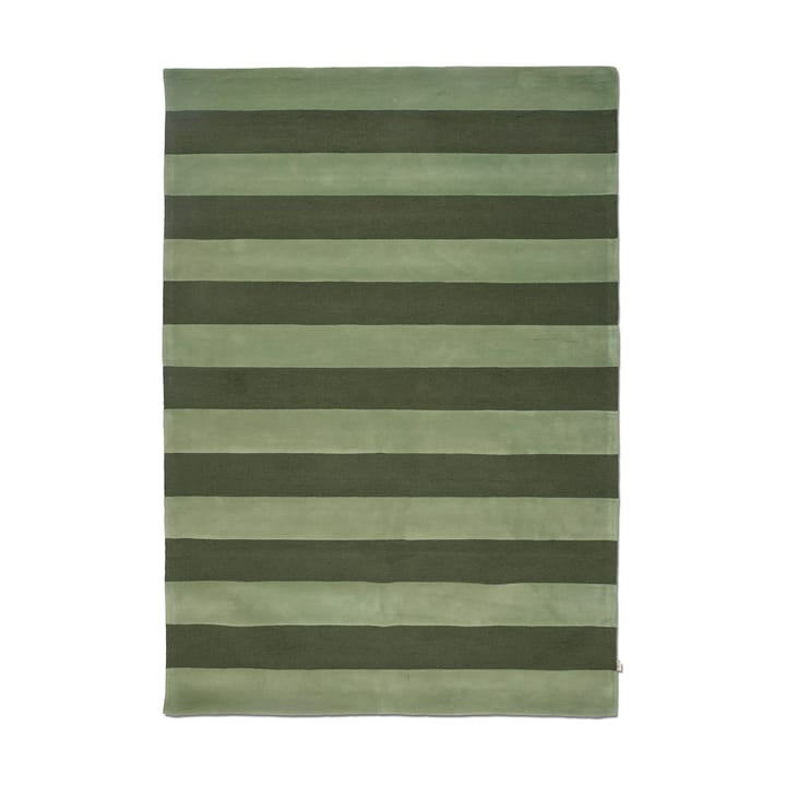 Stripe Boucle teppe - Green, 170x230 cm - Classic Collection