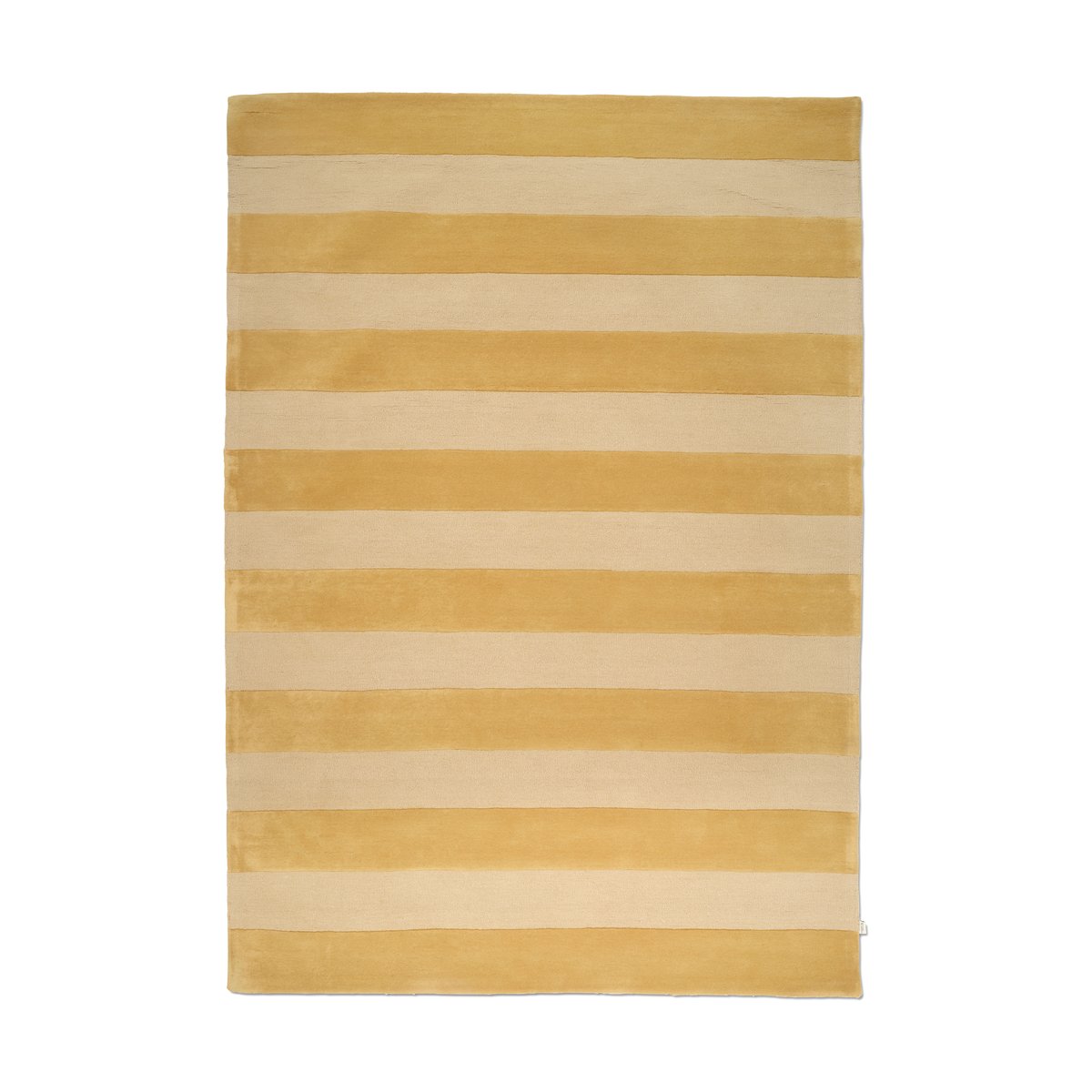Classic Collection Stripe Boucle teppe Yellow, 170x230 cm