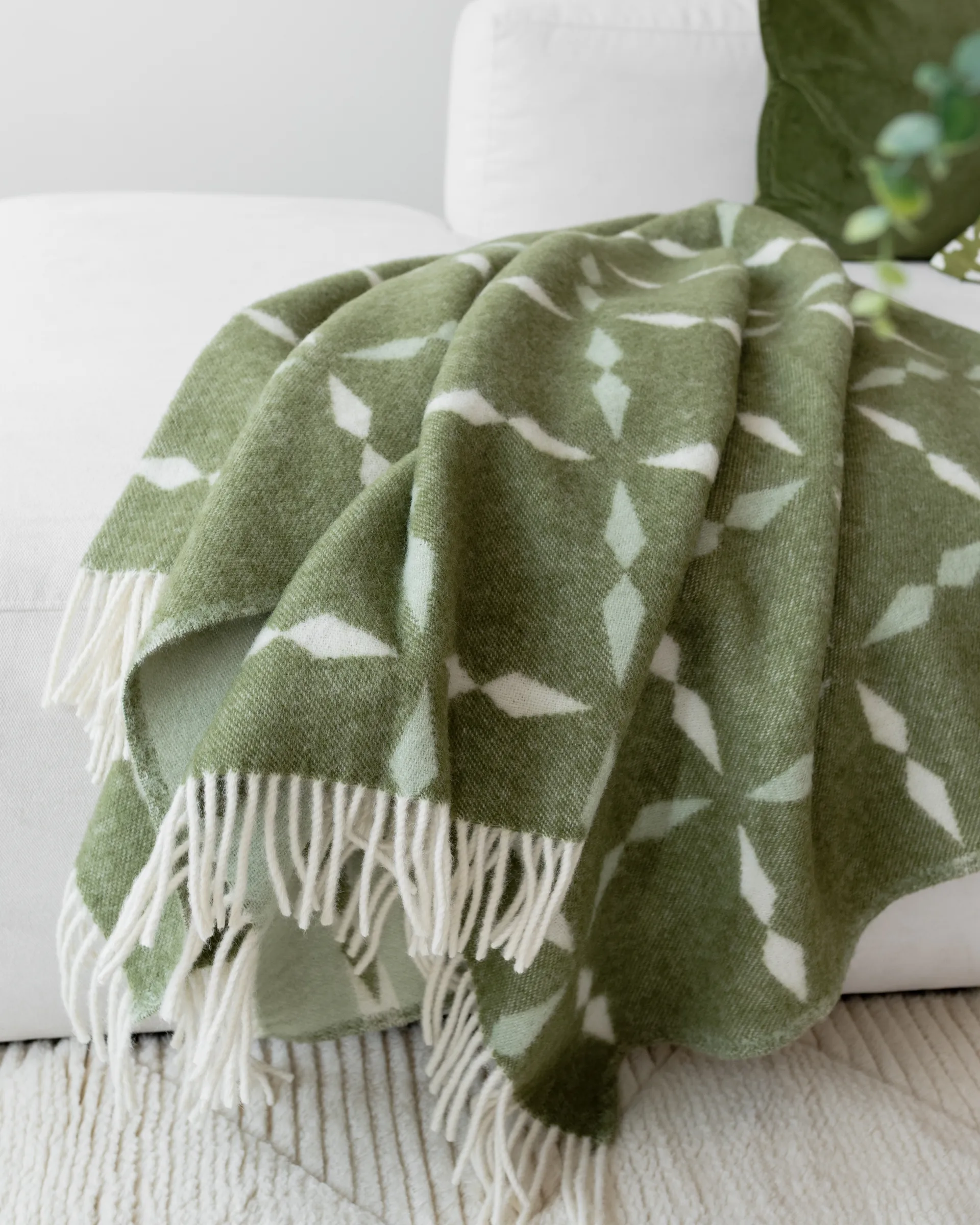 Tile pledd 130x180 cm, Grønn Classic Collection