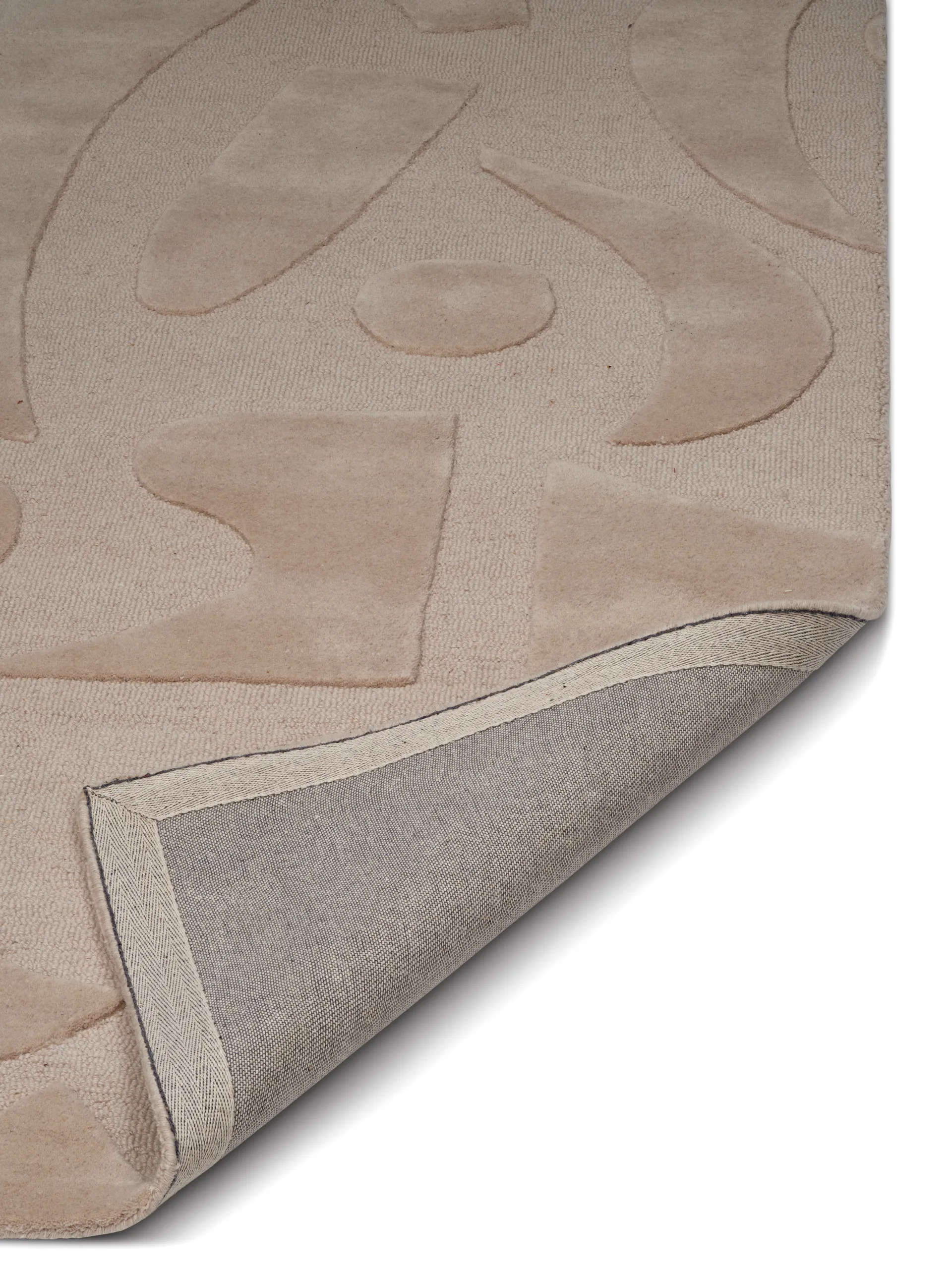 Vivid ullteppe 250x350 cm, Beige Classic Collection