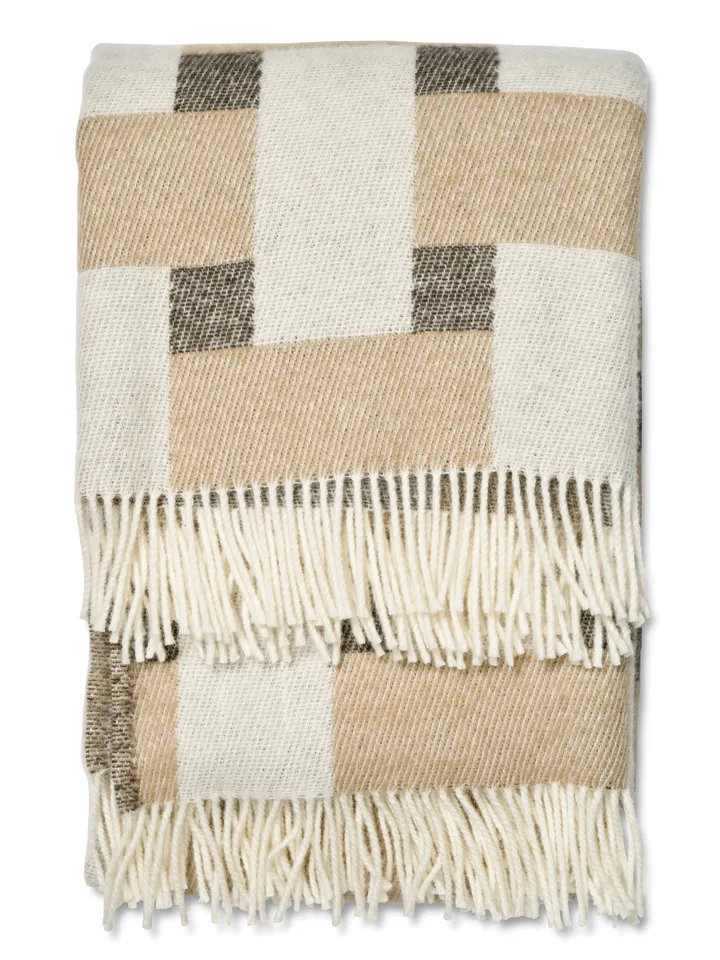 Weave pledd 130x180 cm - Beige - Classic Collection