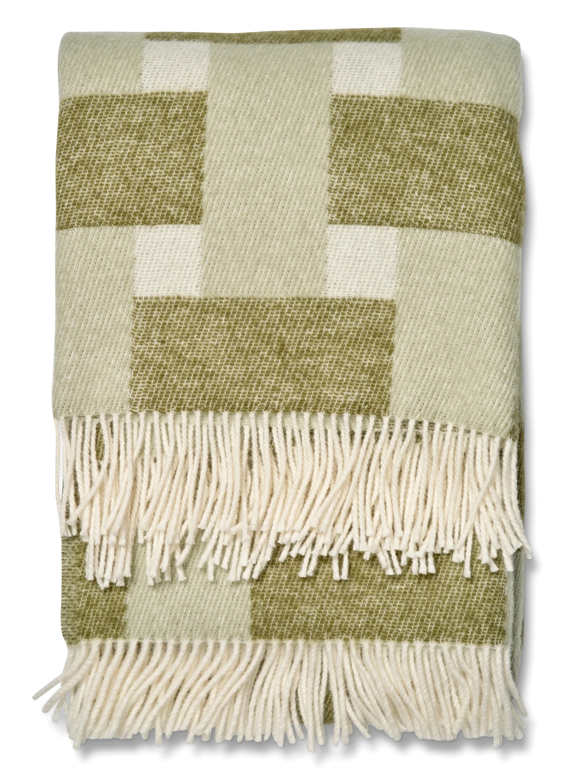 Weave pledd 130x180 cm, Grønn Classic Collection