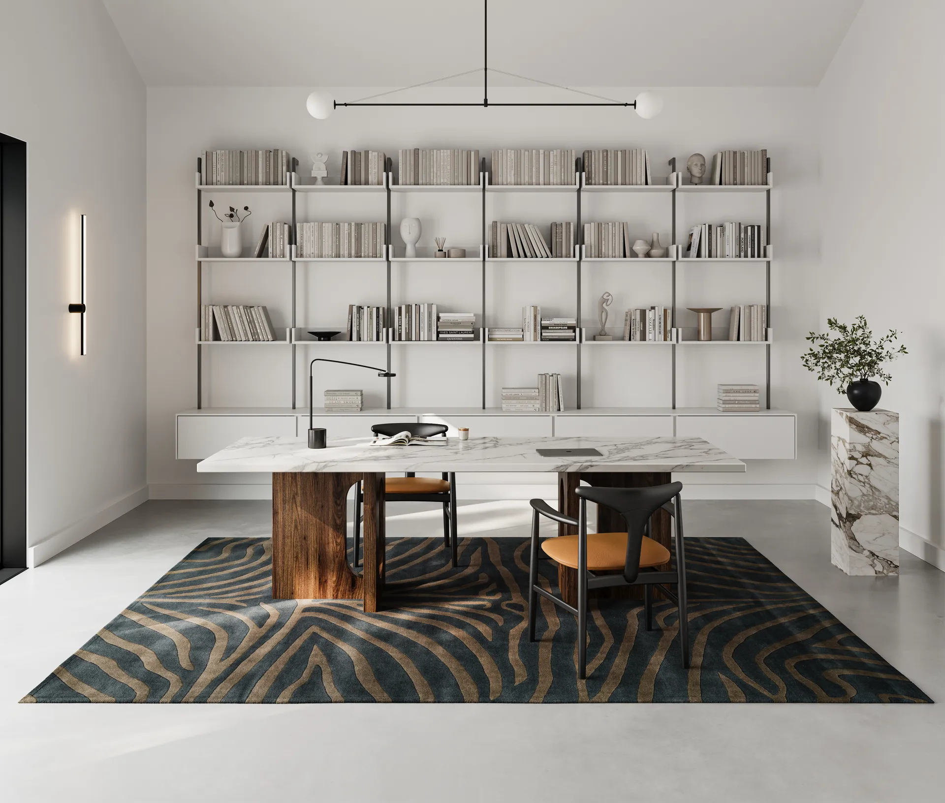 Zebra gulvteppe 250x350 cm, Horizon, 250x350 cm Classic Collection