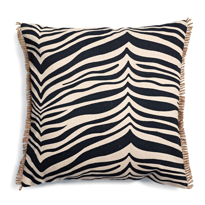 Zebra pute 50x50 cm - Svart - Classic Collection