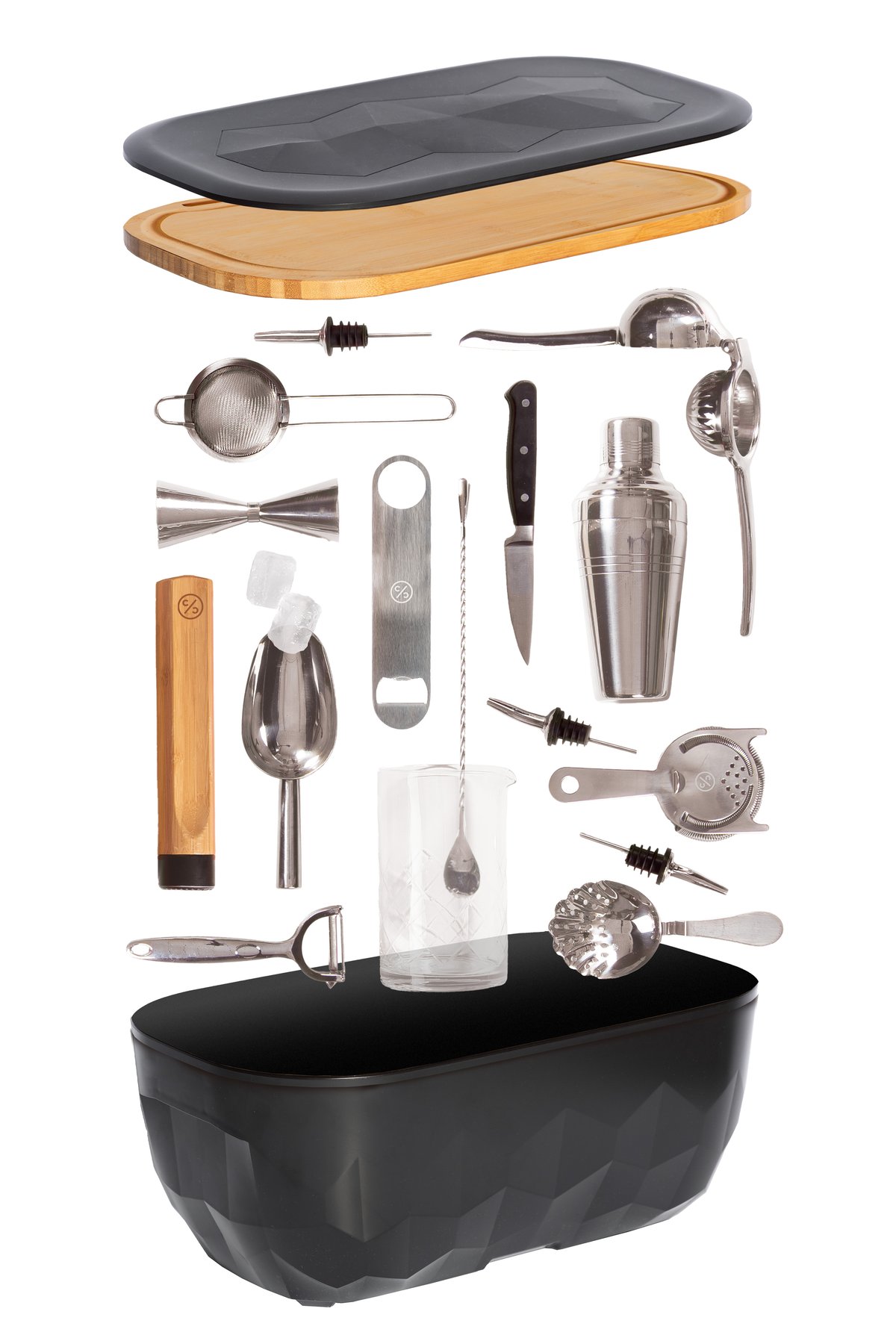 - All you need bar set with 17 pc