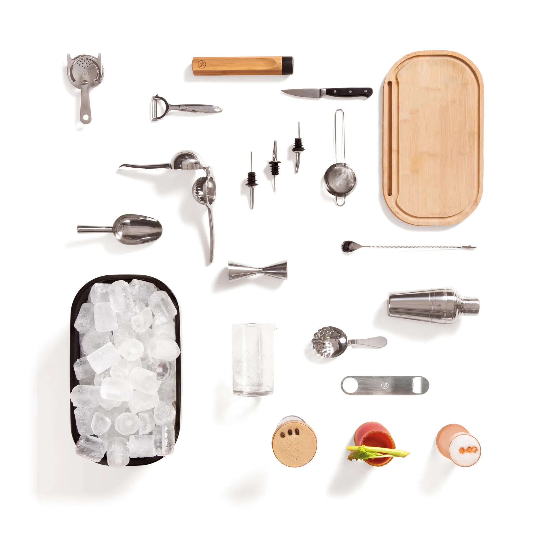 Cocktail Kit/Bar Kit, Rustfritt stål Cocktail Club