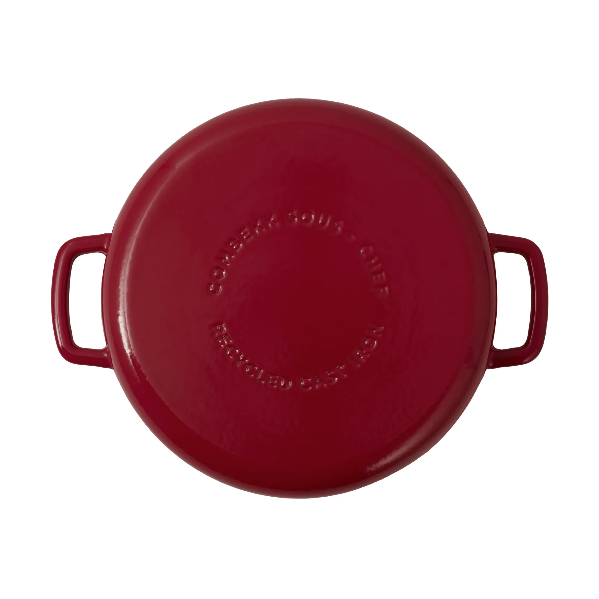 Combekk Enameled stekepanne støpejern Ø28 cm, Bordeaux Combekk