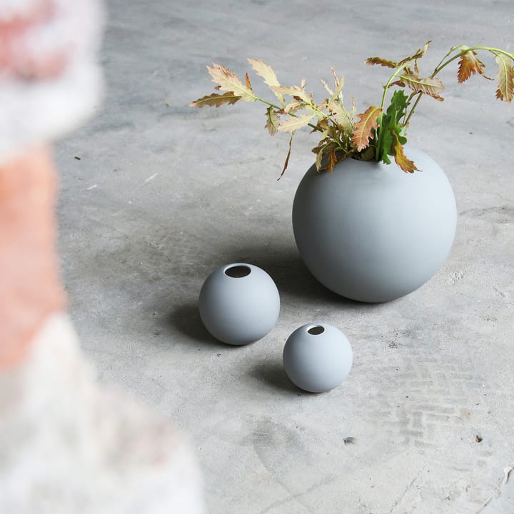 Ball vase grey, 8 cm Cooee Design