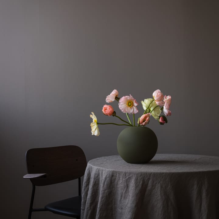 Ball vase olive, 20 cm Cooee Design