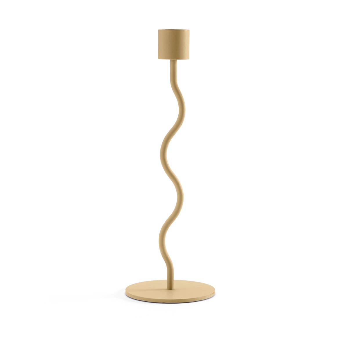 Cooee Design Curved lysestake 23 cm Peanut
