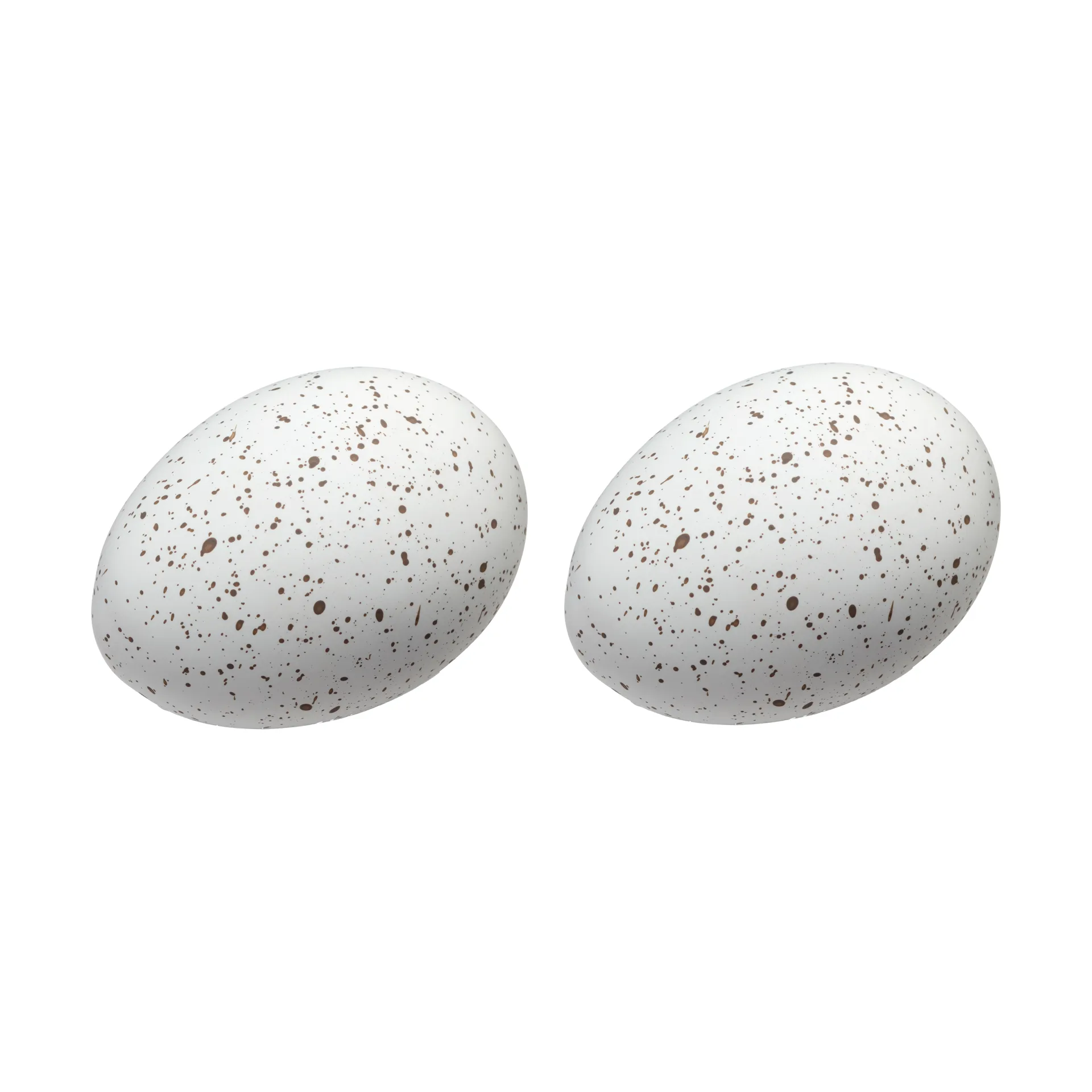 Easter Deco egg 2-pk, White Cooee Design