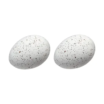 Easter Deco egg 2-pk - White - Cooee Design