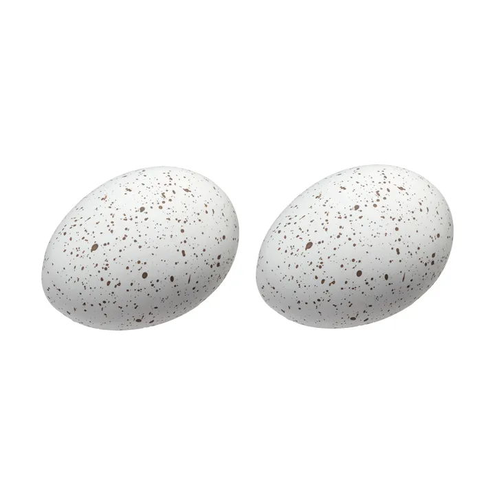 Easter Deco egg 2-pk - White - Cooee Design