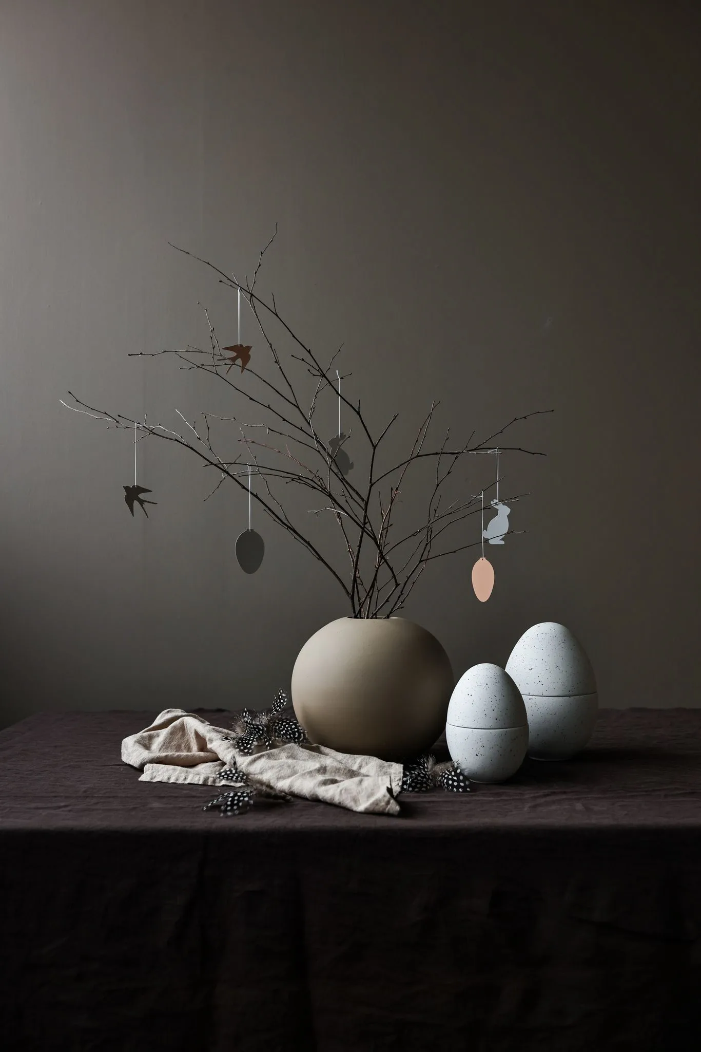 Easter Deco egg påskepynt 4-pakning, Sand Cooee Design