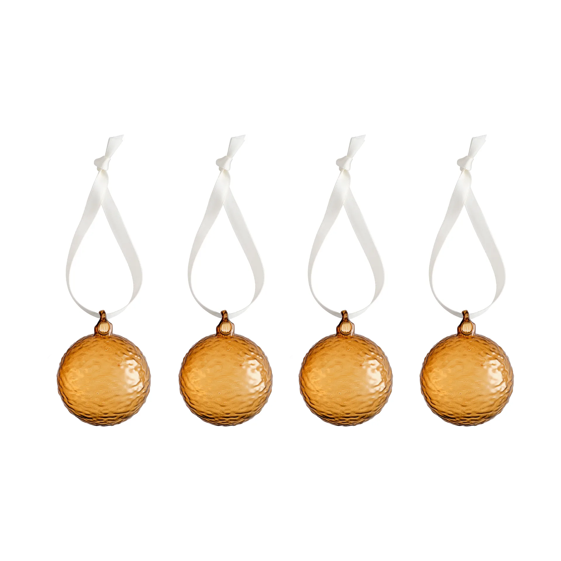 Gry Marble julekule Ø5 cm, Cognac Cooee Design
