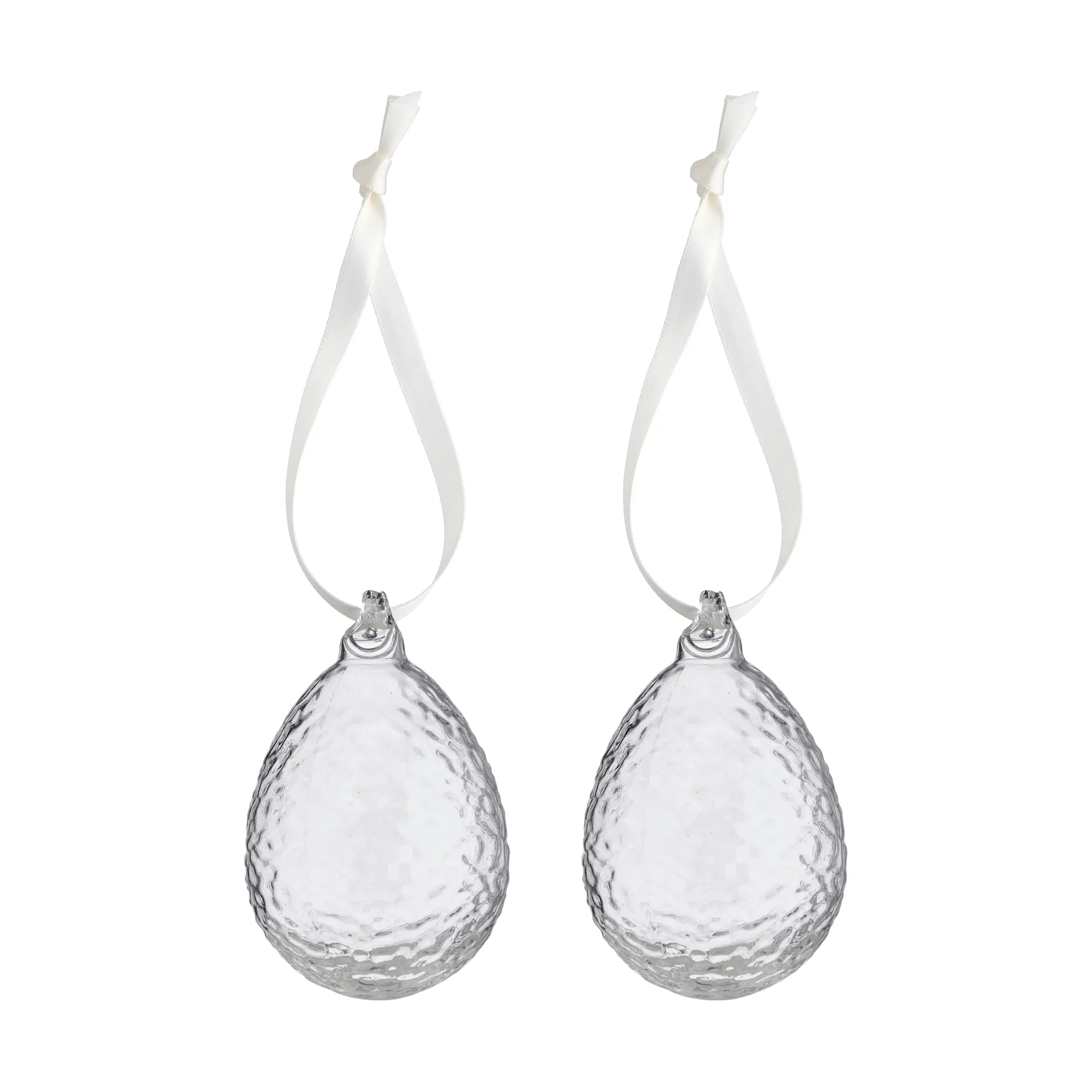 Gry påskeanheng Egg 2-pk, Clear Cooee Design