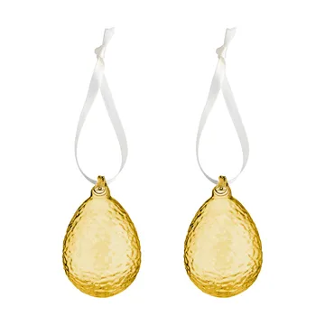 Gry påskeanheng Egg 2-pk - Honey - Cooee Design