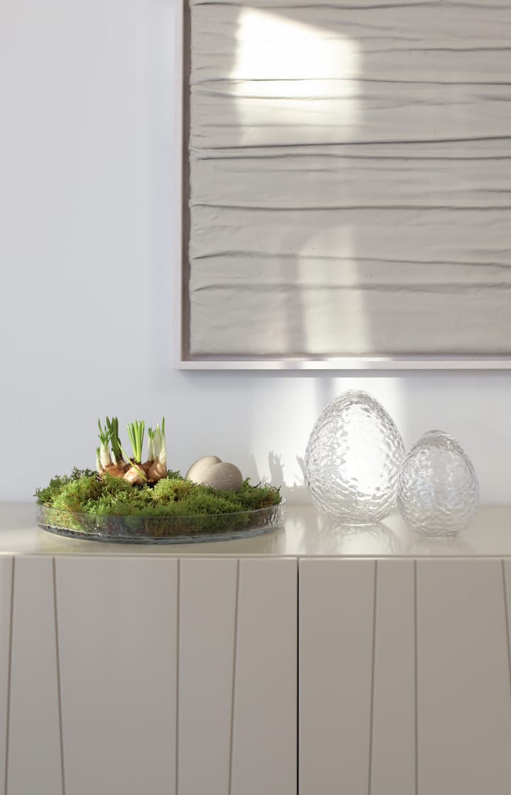Gry stående egg 16 cm, Clear Cooee Design