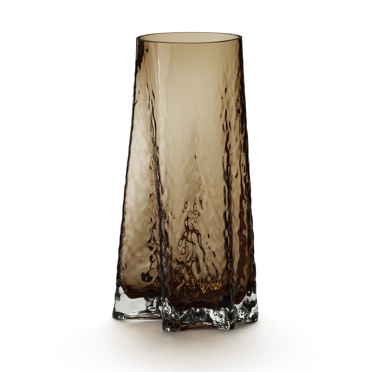 Gry vase, 30 cm, cognac