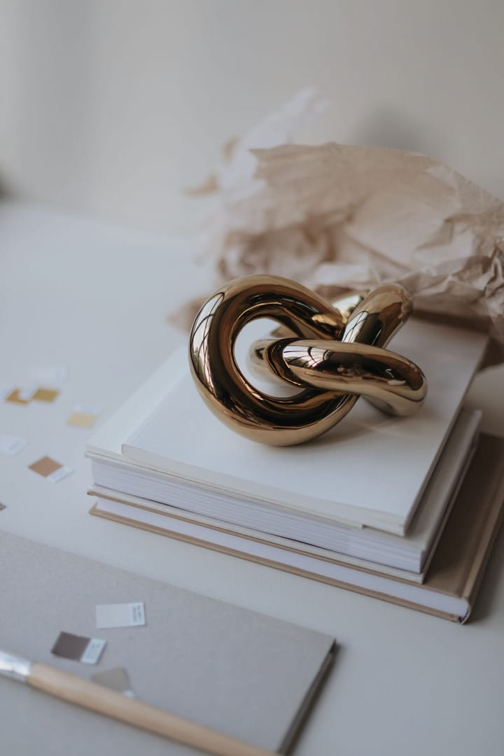 Knot Table small dekorasjon, Gold Cooee Design
