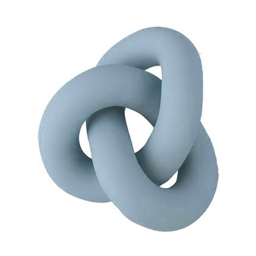 Cooee Design Knot Table small dekorasjon Pale Blue