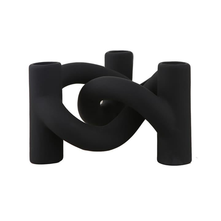 Lykke Three lysestake, Black Cooee Design