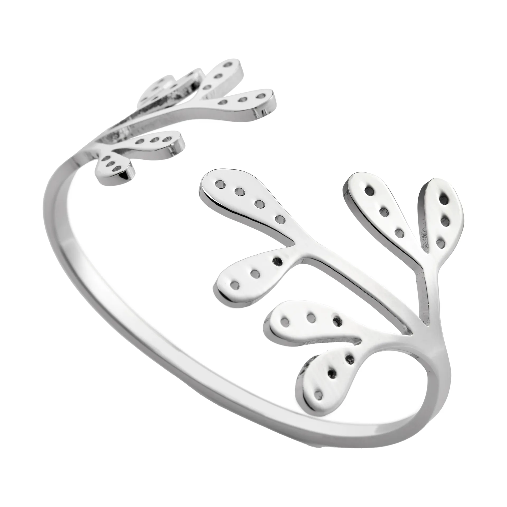 Mistletoe serviettring 2-pk, Stainless Steel Cooee Design